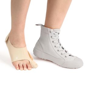 Bunion Corrector for Women & Men, Lightweight Toe Separator Splint, Wear in Shoes, Relieves Hallux Valgus Pain, Adjustable Toe Straightener Brace (size: Beige   Medium)