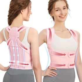 Ergonomic Back Support Instrument - Adjustable Support for Improved Alignment, Comfortable Design for Valentine's Day Women's Day, Breathable Mat (Model: L)